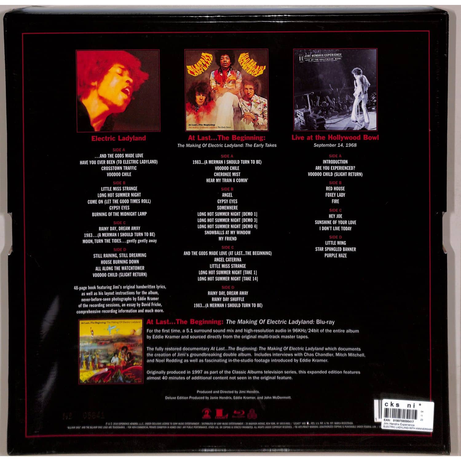 Jimi Hendrix Experience ELECTRIC LADYLAND 50TH ANNIVERSARY DELUXE EDITION