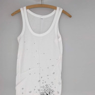 Girl Tanktop Minus Expansion Contraction (White)