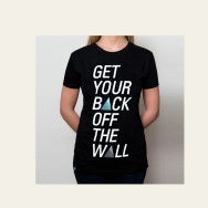 Moonbootica - Get Your Back off the Wall Girl Shirt (Black)