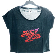 We Can Be Heroes Shirt Girl (Charcoal)