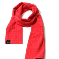 Punchi Towelling Scarf (Hot Red)