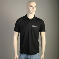 Moonbootique Records Polo Shirt (Black)