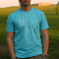 Mos Ferry Dog Logo Shirt (Blue)