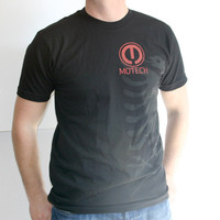 Motech Eagle Shirt (Black / Red Logo)