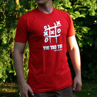 Tic Tac Toe Logo Shirt (Red)