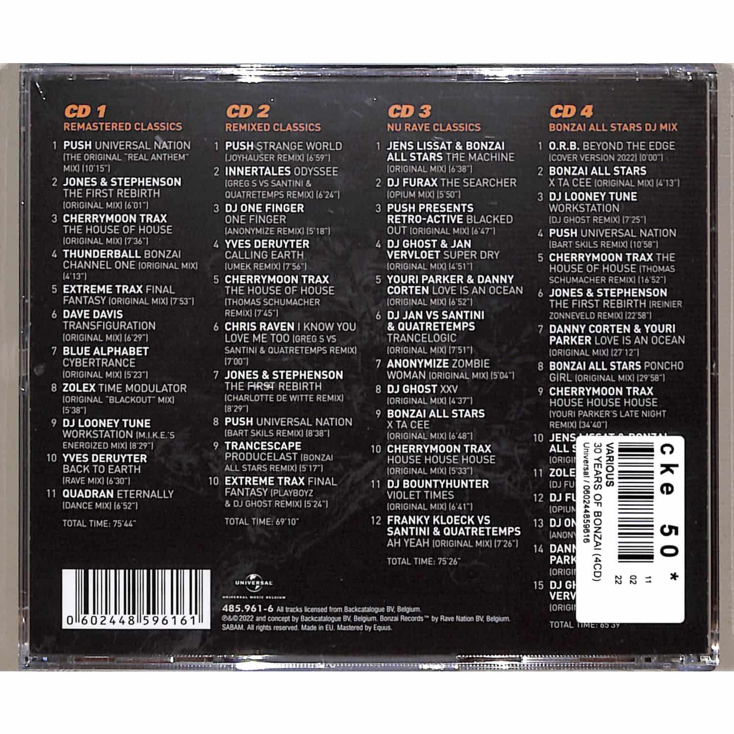 (CD)Bonzai Recs Pres／Various The Bonzai E.P. – Vinyl (12
