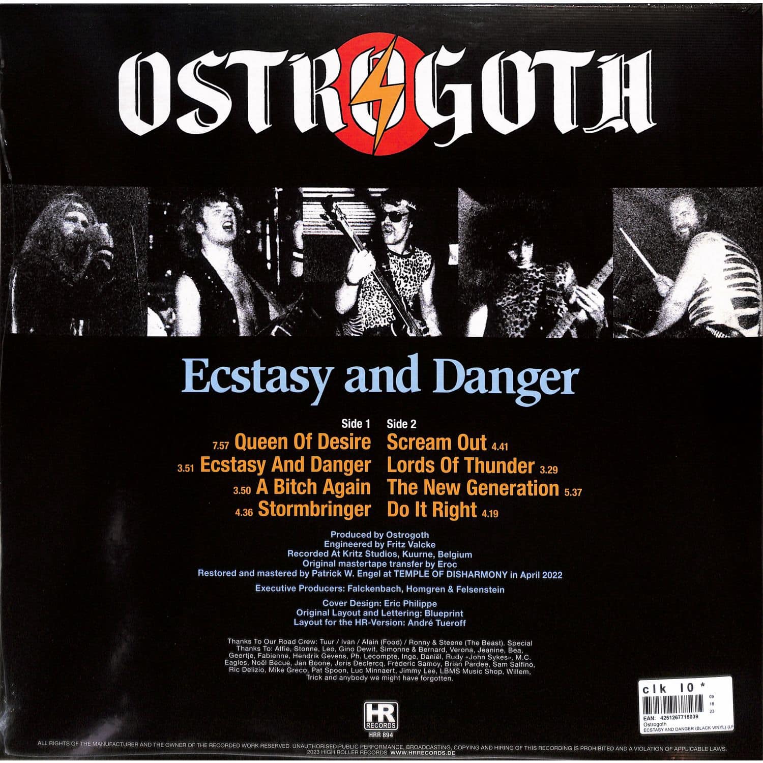Ostrogoth - ECSTASY AND DANGER