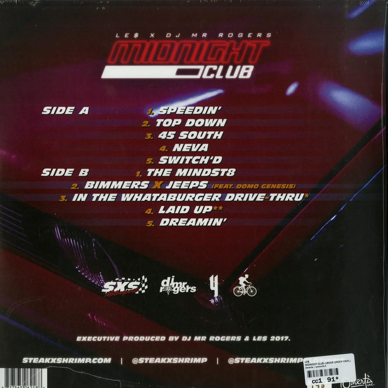 Midnight Club (アナログレコード) : LE$ | HMV&BOOKS online