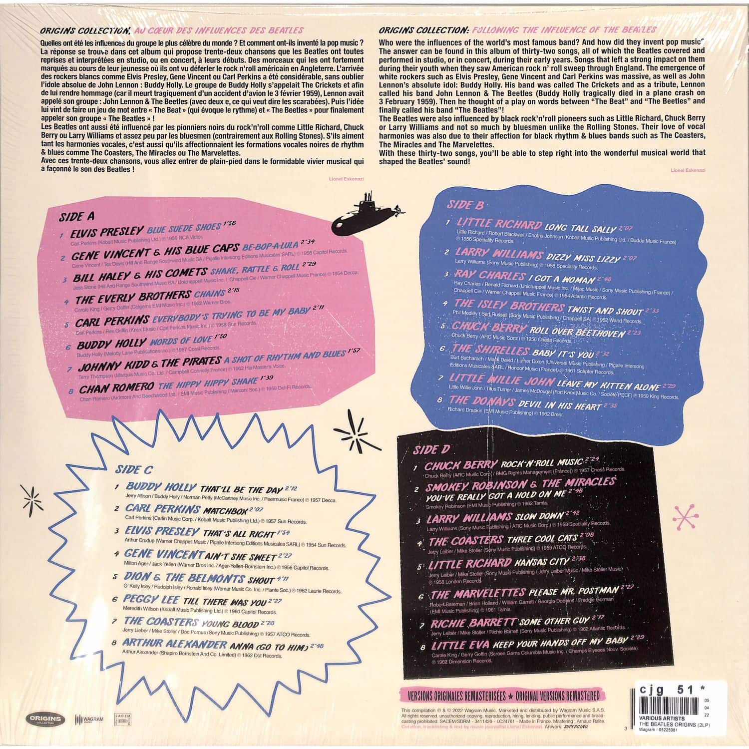 Various Artists THE BEATLES ORIGINS