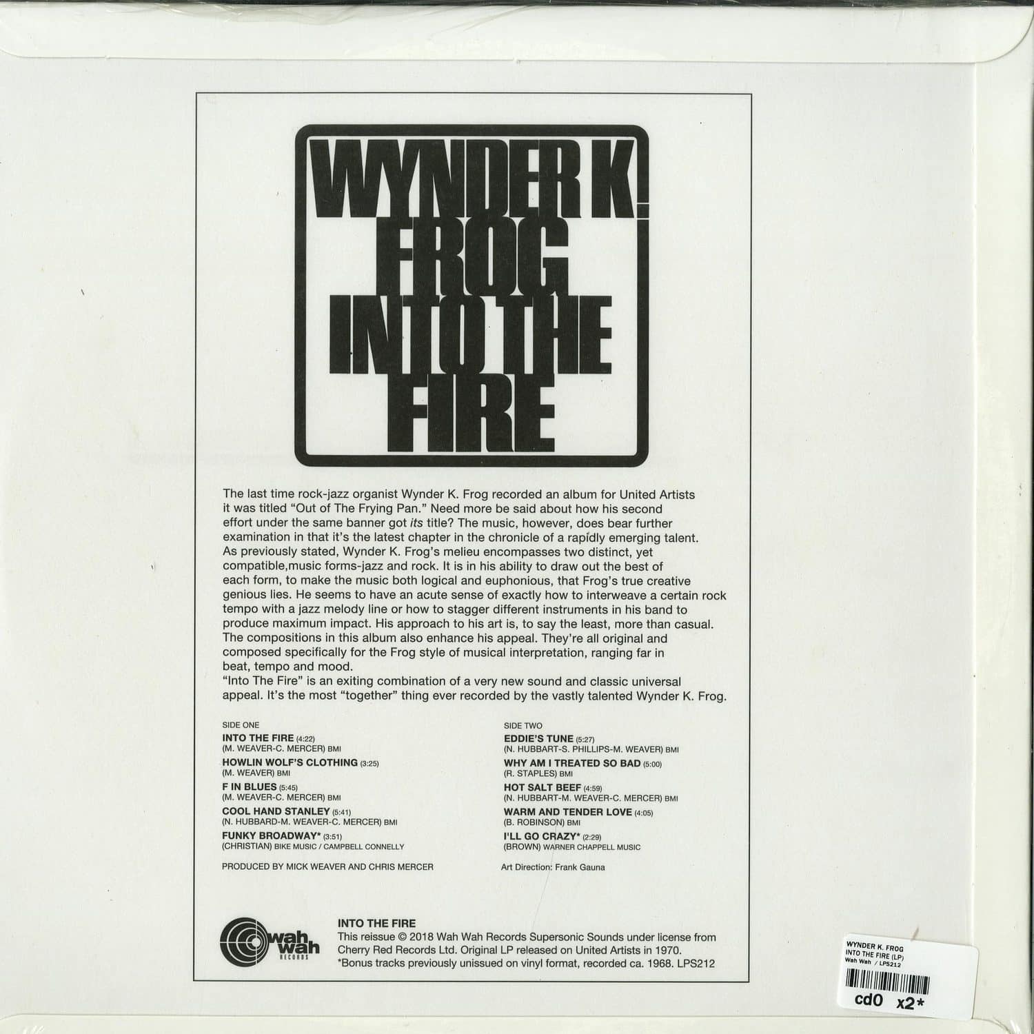 Wynder K. Frog - INTO THE FIRE