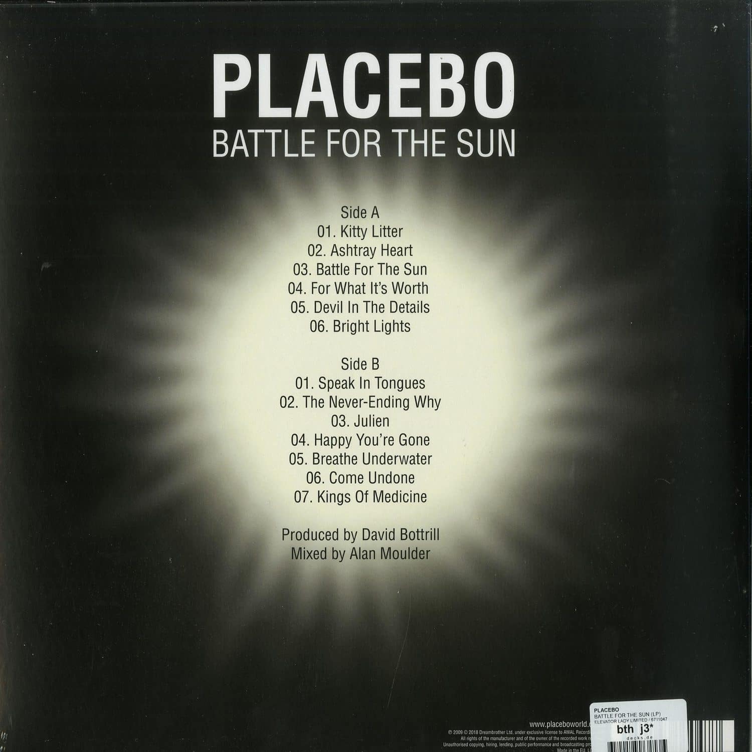 Placebo - BATTLE FOR THE SUN