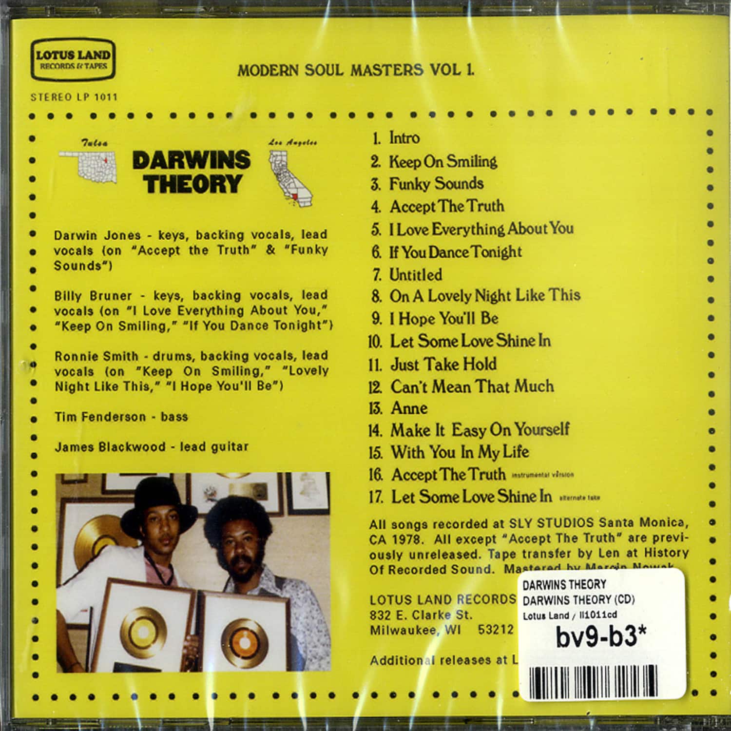 Darwins Theory - DARWINS THEORY / Lotus Land / ll1011cd | CD CD