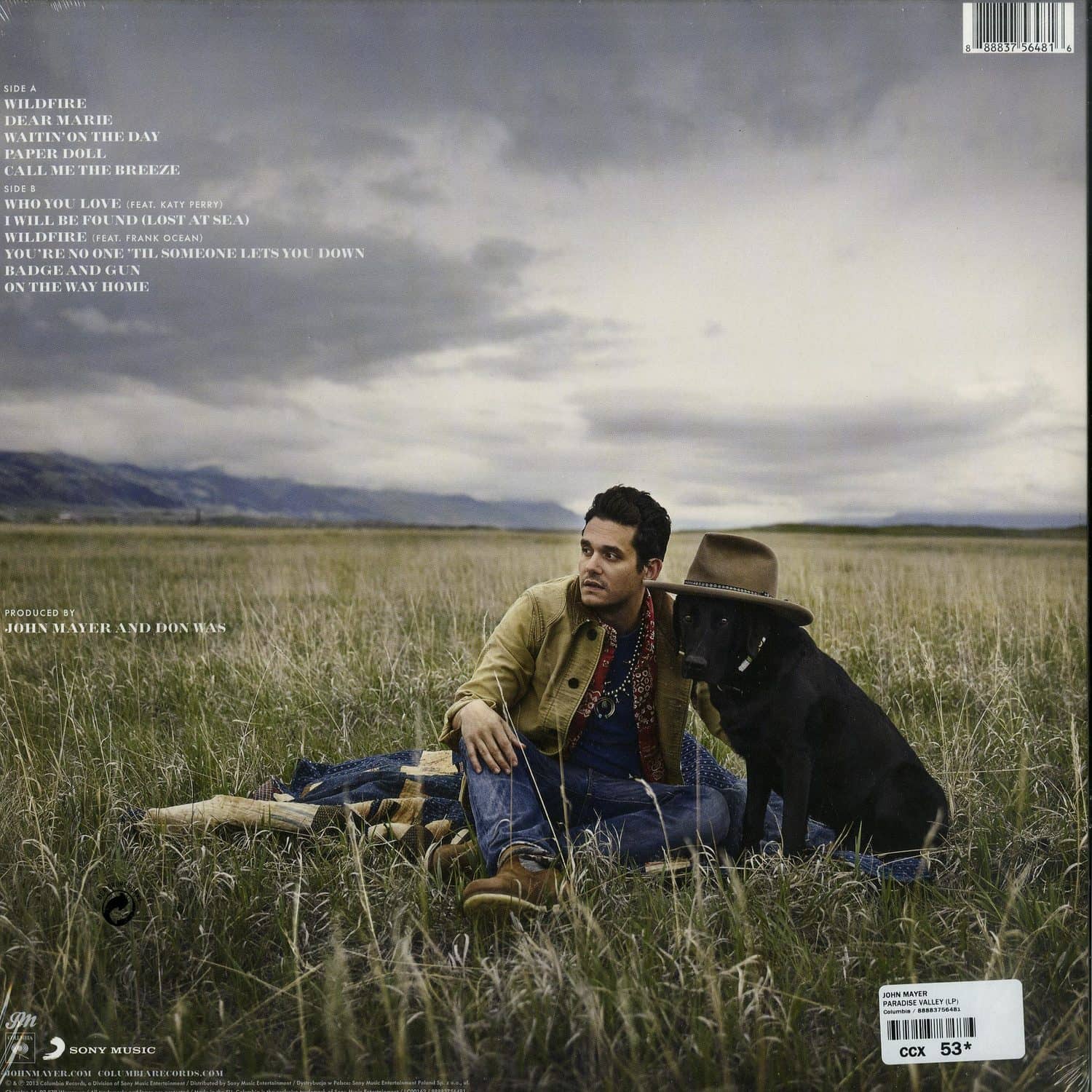 John Mayer - PARADISE VALLEY / Columbia / 88883756481 | 12 Inch