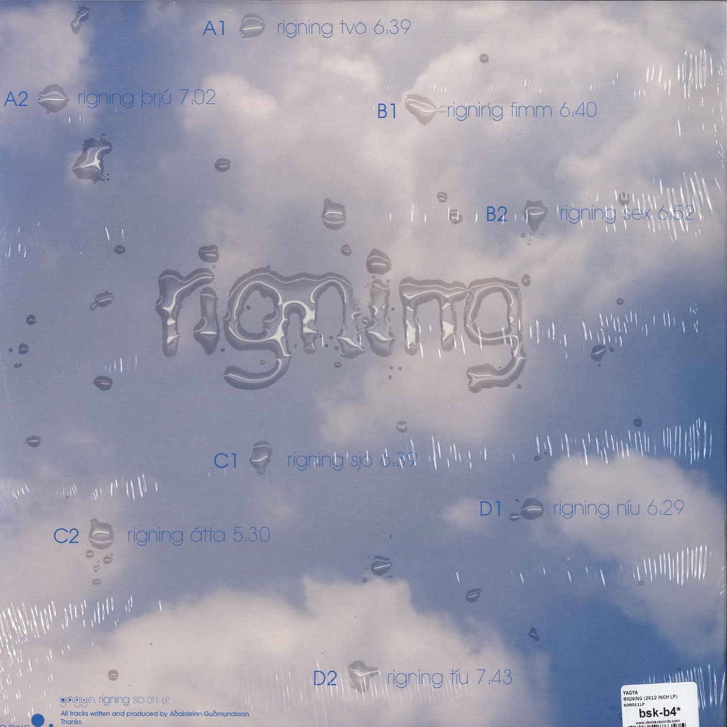 Yagya - RIGNING / Sending Orbs / SO011LP | 2x12 Inch Vinyl kaufen