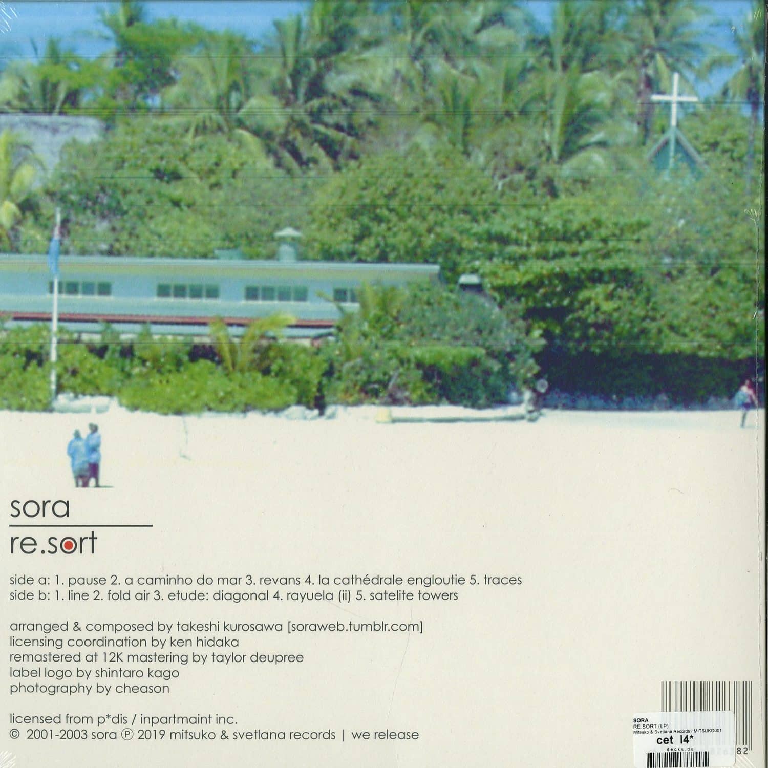 Sora - RE.SORT / Mitsuko & Svetlana Records / MITSUKO001 | 12 Inch