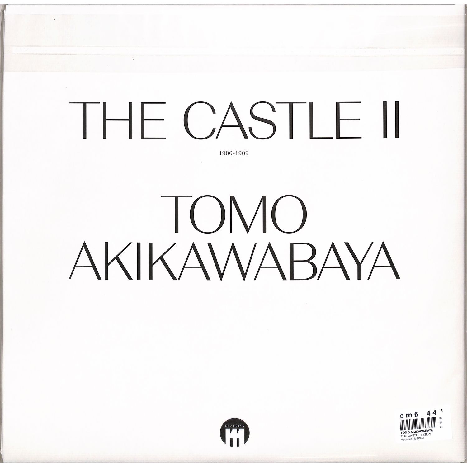 未使用品 レコード　TOMO AKIKAWABAYA　THE CASTLE II Tomo Akikawabaya - The Castle II 2LP | mecanica records