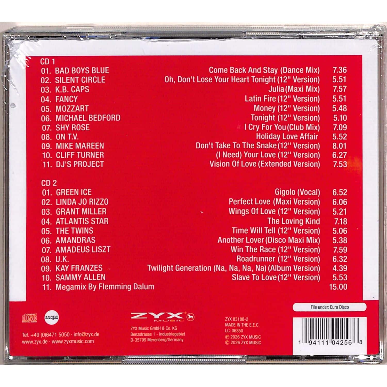 Various - EURO DISCO HISTORY 1987 / ZYX Music / ZYX 83188-2 | 2CD