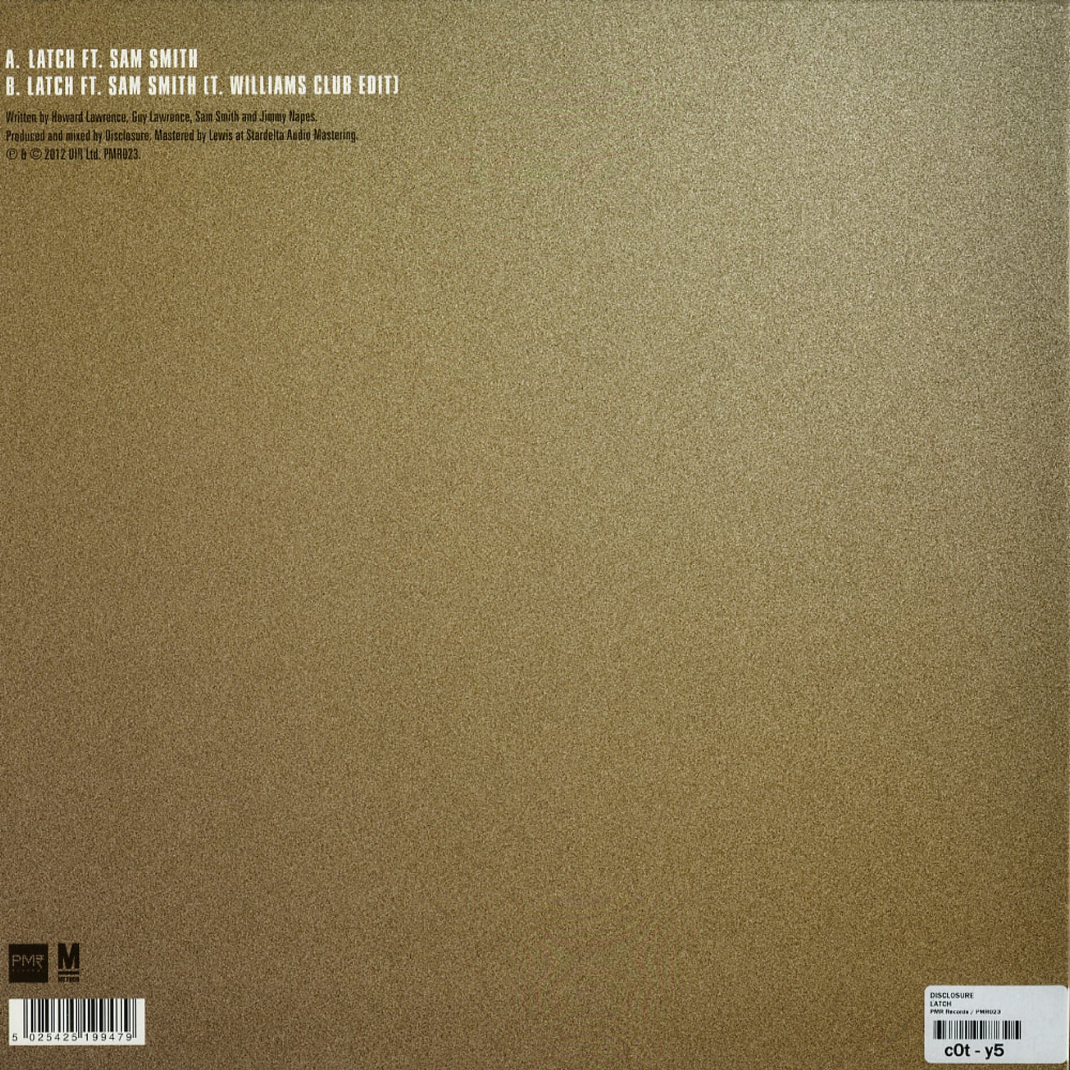 Disclosure ft. Sam Smith - LATCH