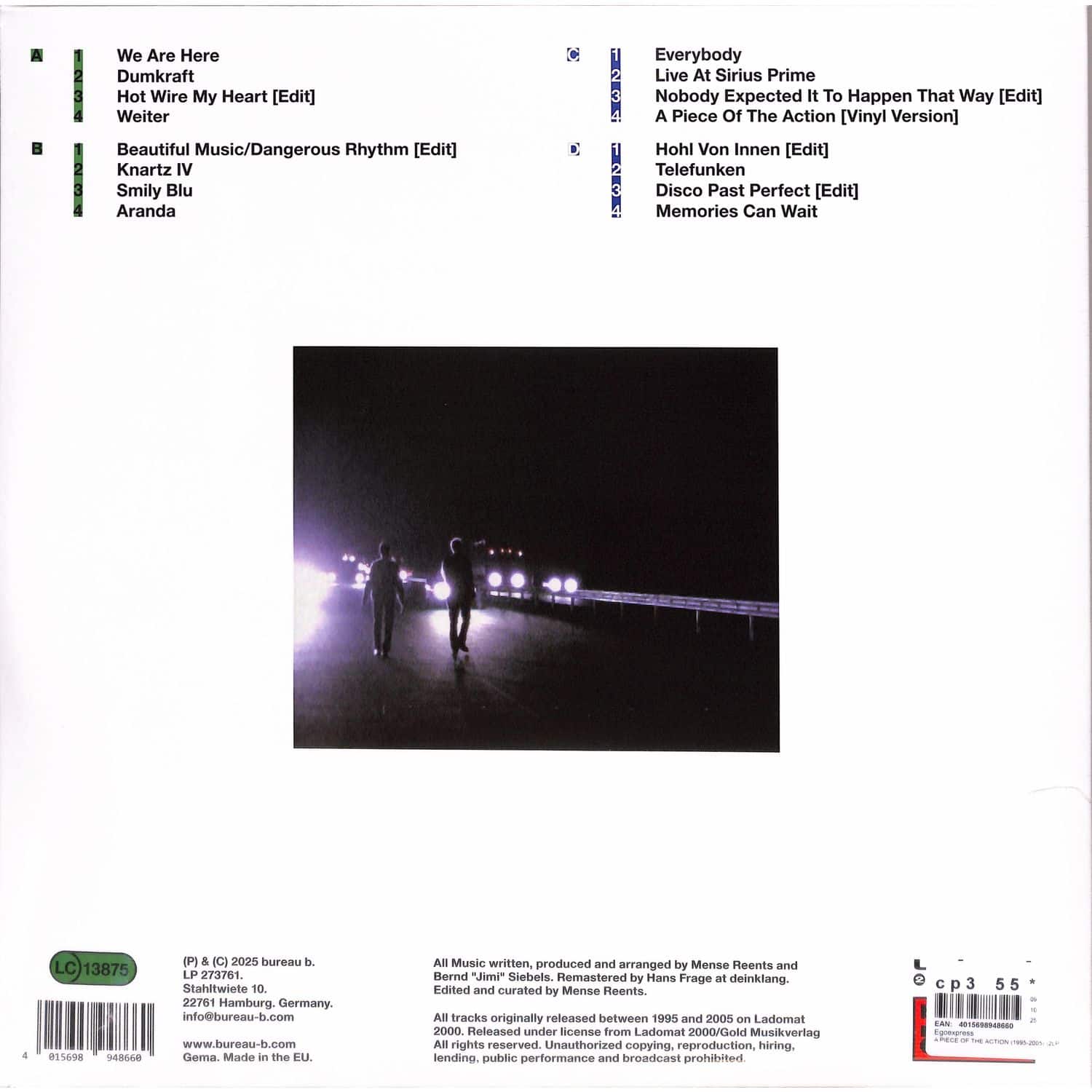 Egoexpress - A PIECE OF THE ACTION / Bureau B / 05273761 | 2x12