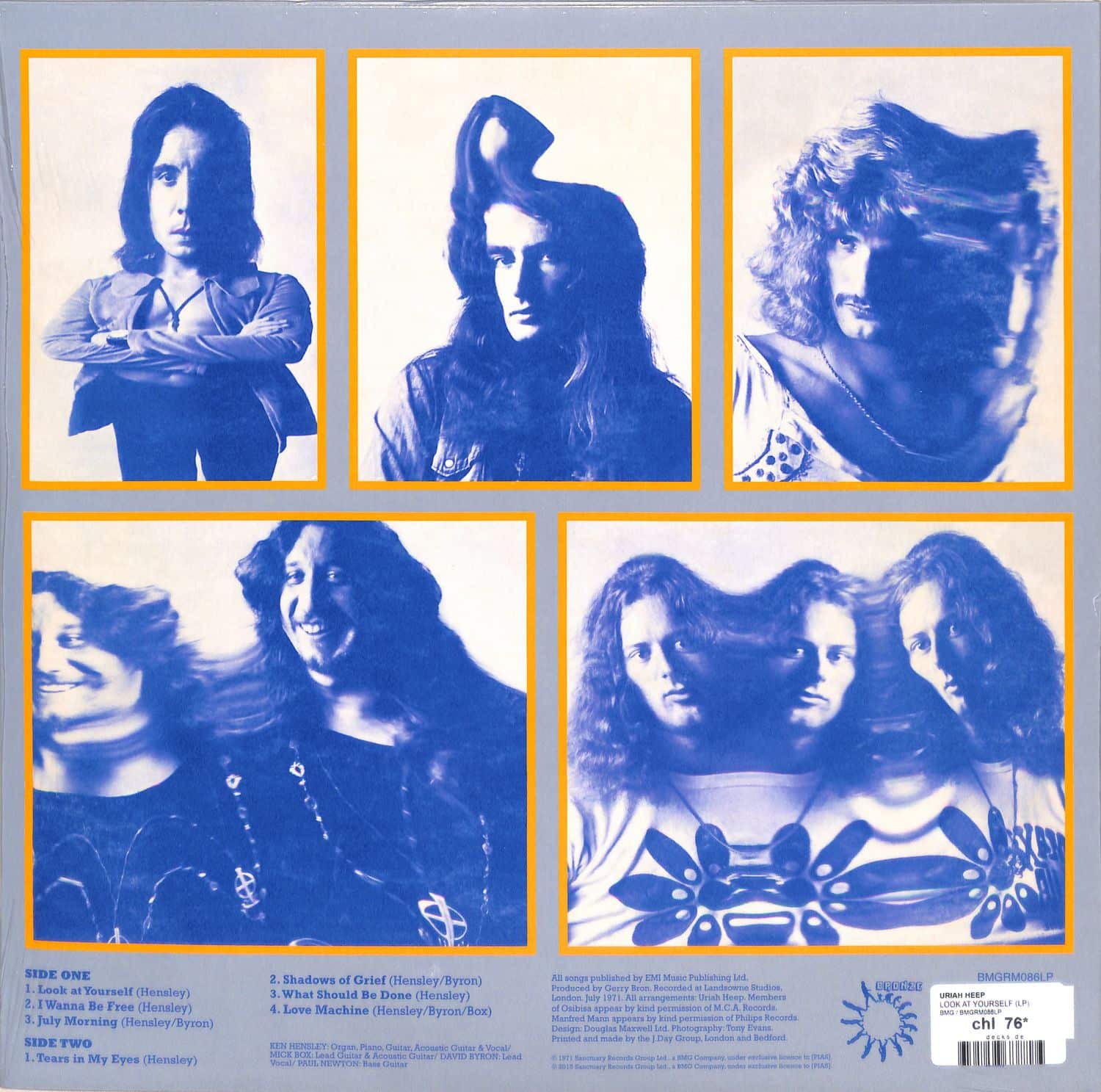 英LP Uriah Heep Look At Yourself BMGRM086LP Sanctuary Records, BMG, Bronze /00260 Uriah Heep - LOOK AT YOURSELF