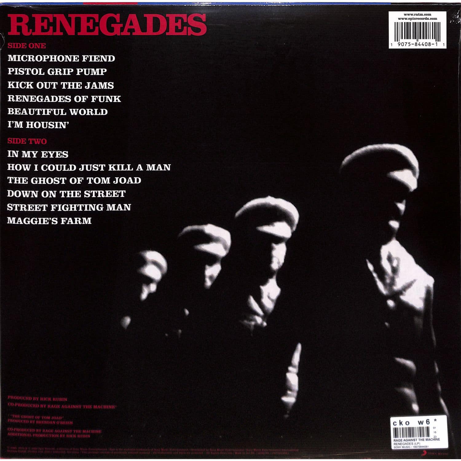 Rage Against The Machine - RENEGADES
