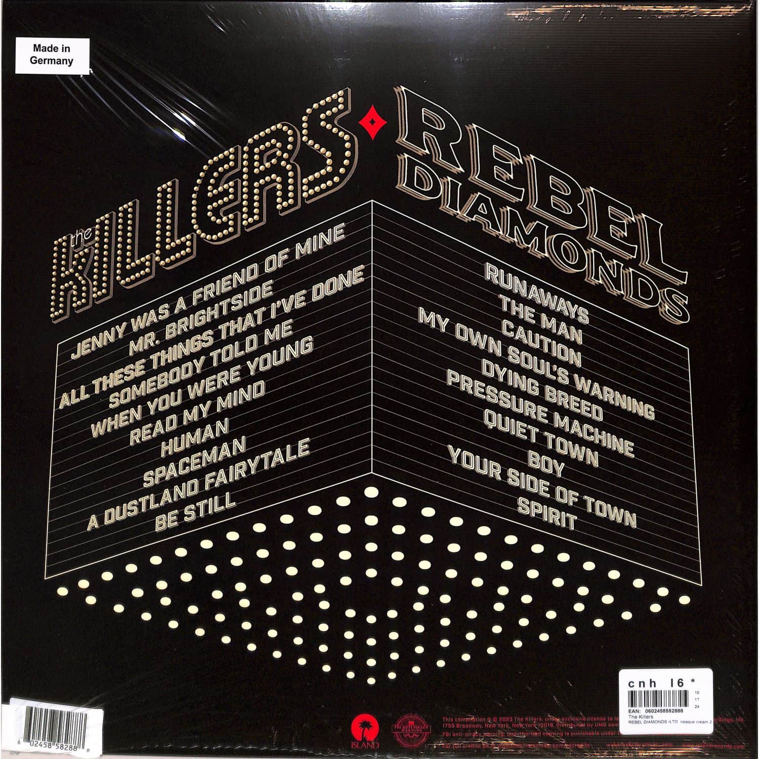 the Killers Rebel Diamonds レコード Amazon.co.jp: Rebel Diamonds: ミュージック