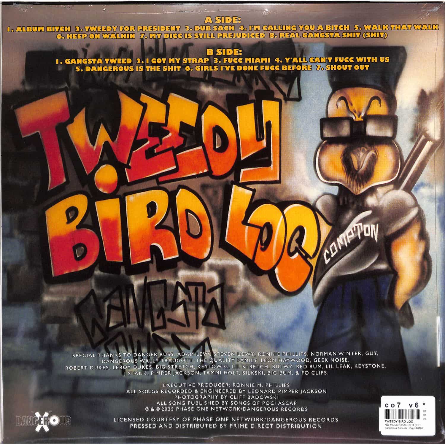 Tweedy Bird Loc - No Holds Barred - RSD 2025 on Vinyl LP