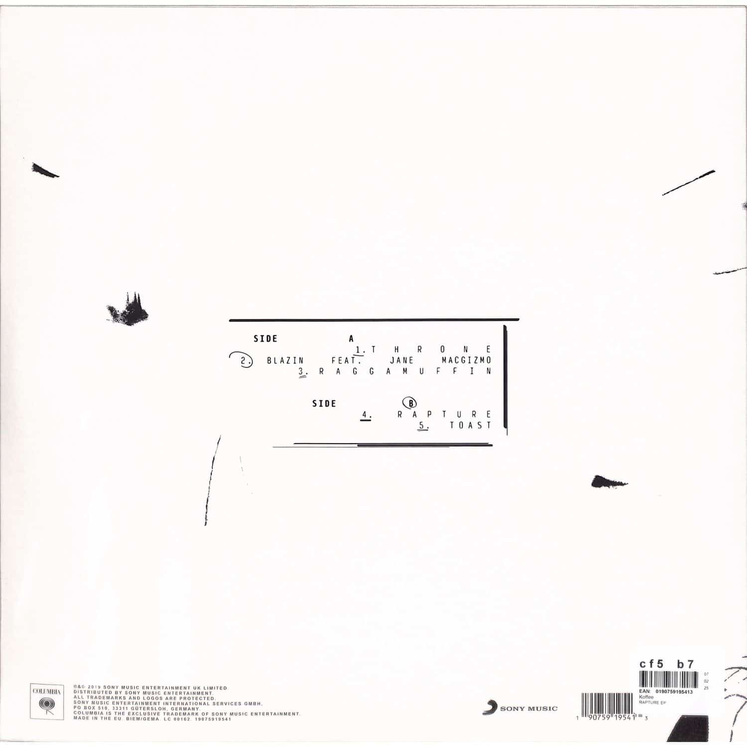 洋楽 Koffee Rapture LP 洋楽 Koffee Rapture LP KOFFEE - Rapture - Amazon.com Music