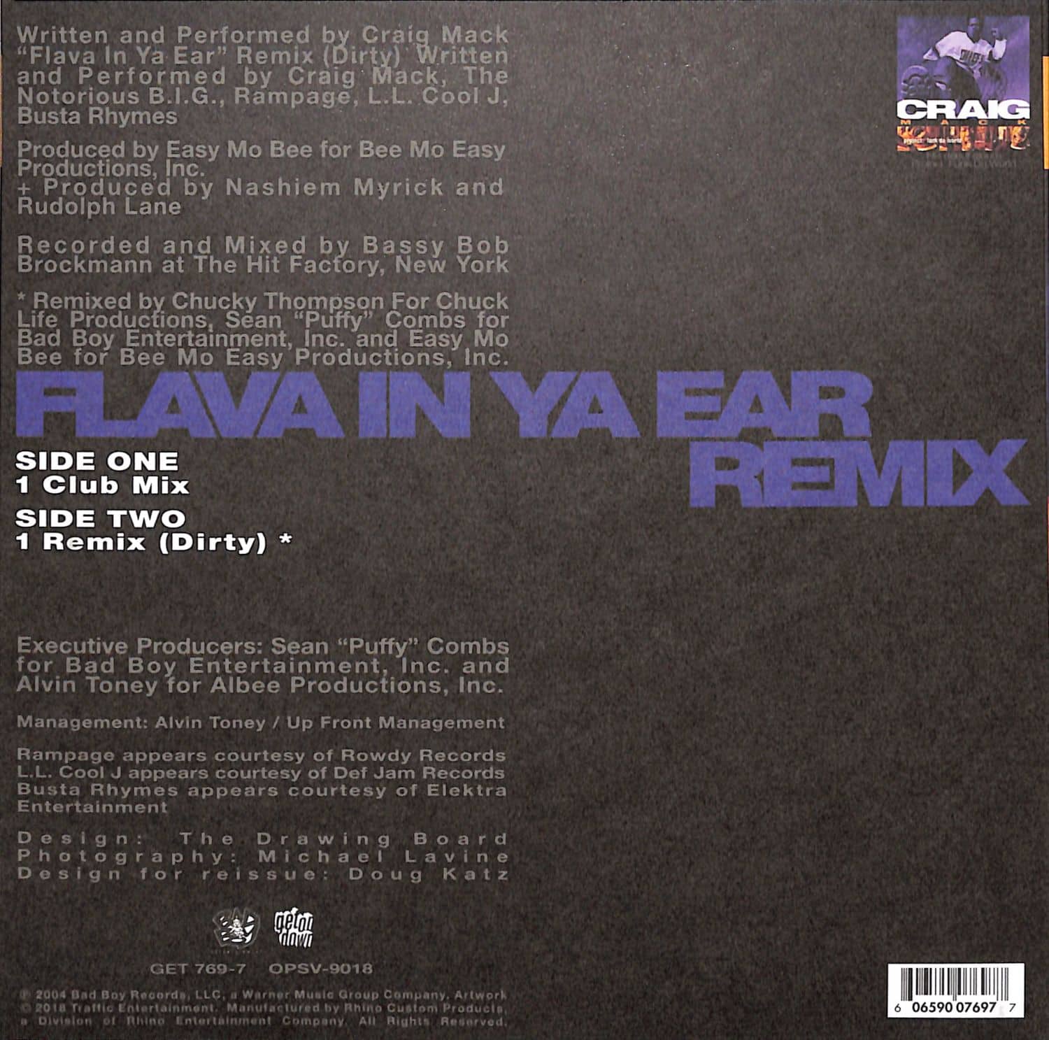 Craig Mack - FLAVA IN YA EAR RMX / Get On Down / GET769-7 | 7 Inch