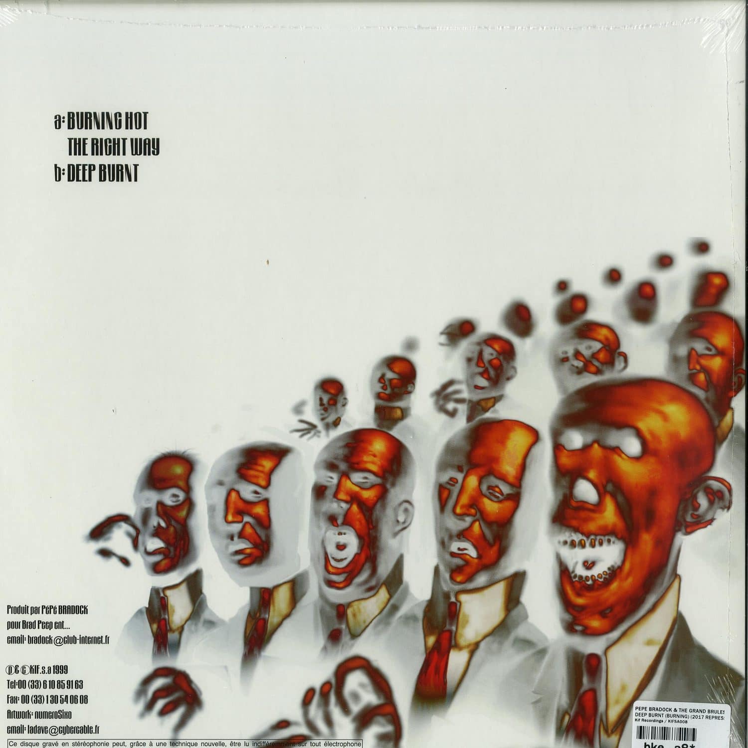 未使用　Pépé Bradock Burning deep brunt PEPE Pépé Bradock Burning Deep Burnt Pepe Vinyl Record House