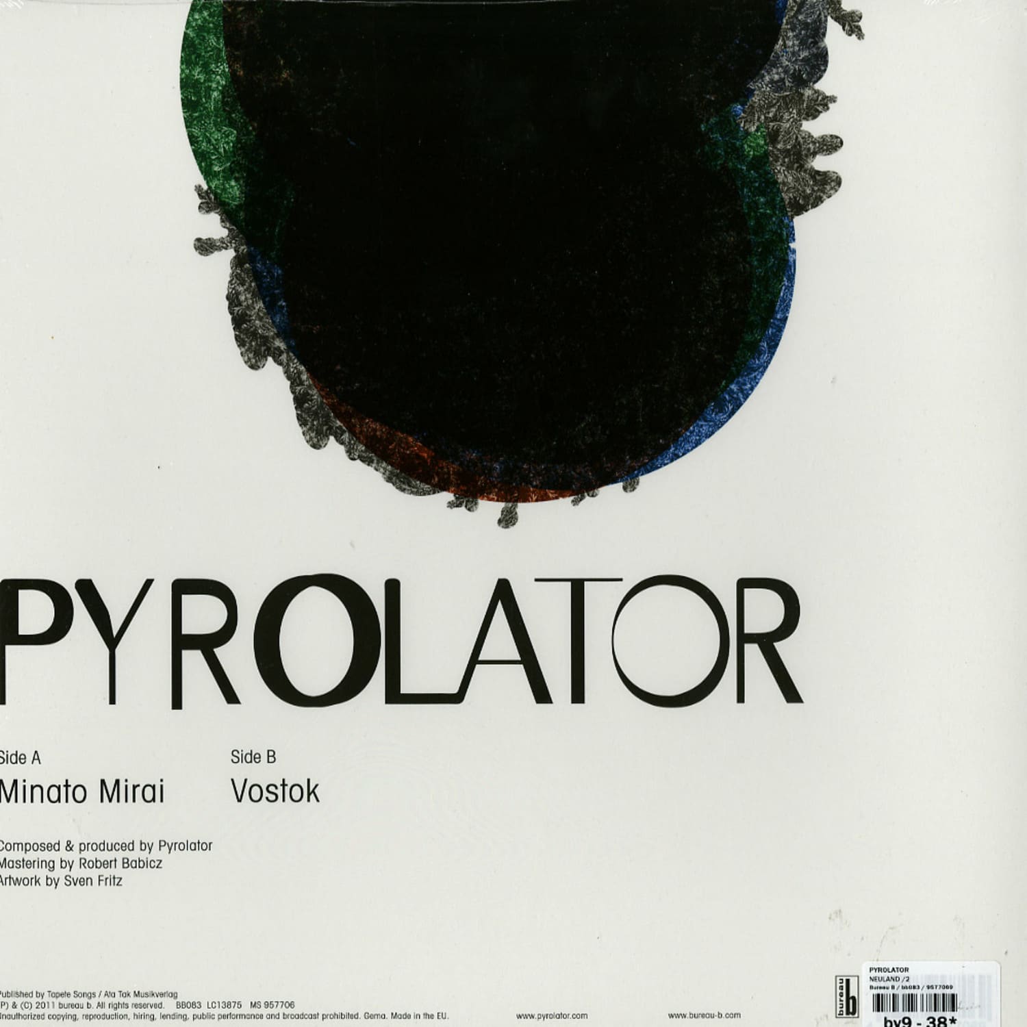 Pyrolator - NEULAND /2 / Bureau B / bb083 / 05957706 | Coloured 12