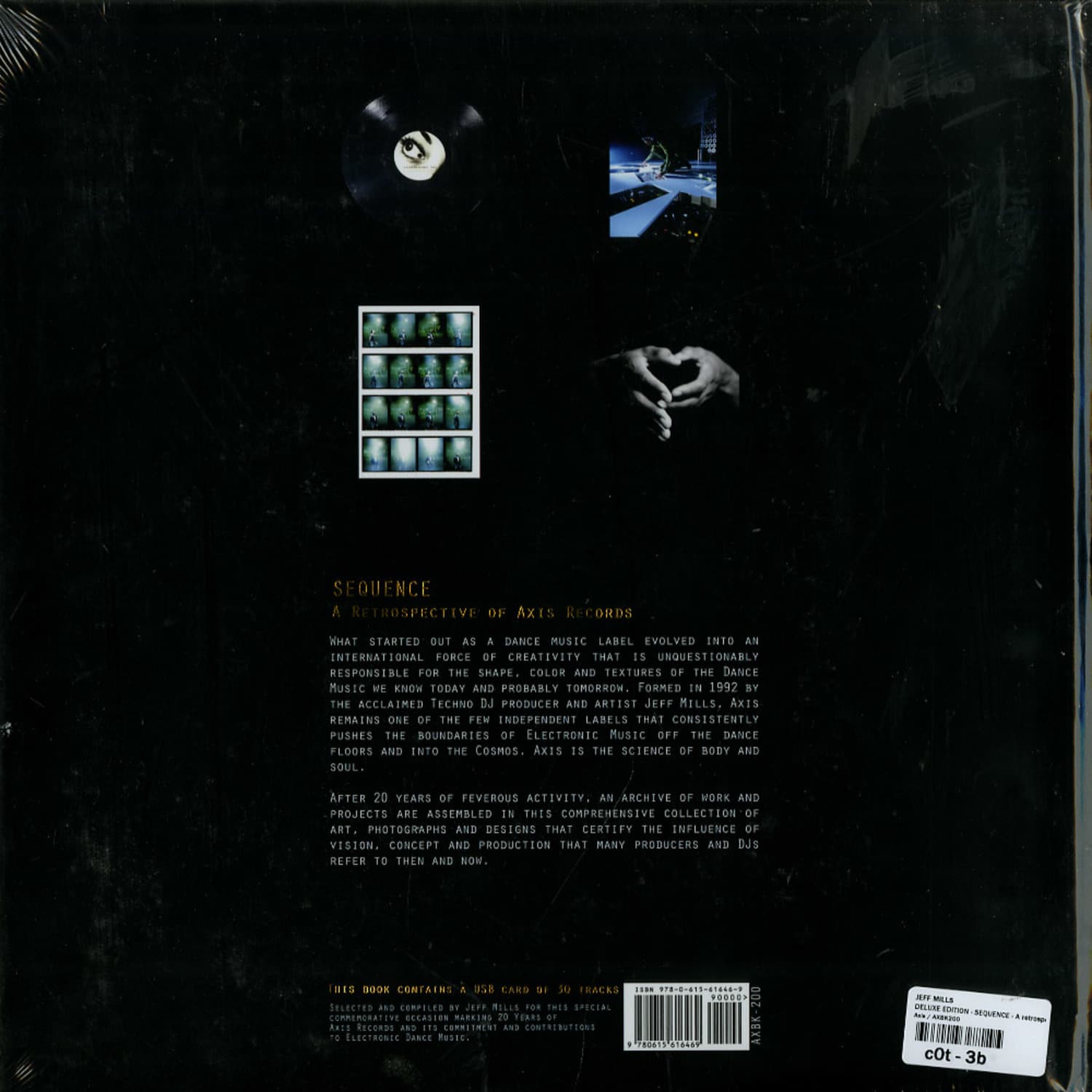 【激レア！世界500冊限定】Jeff Mills SEQUENCE BOOK Jeff Mills『SEQUENCE』 - A Retrospective of Axis Records