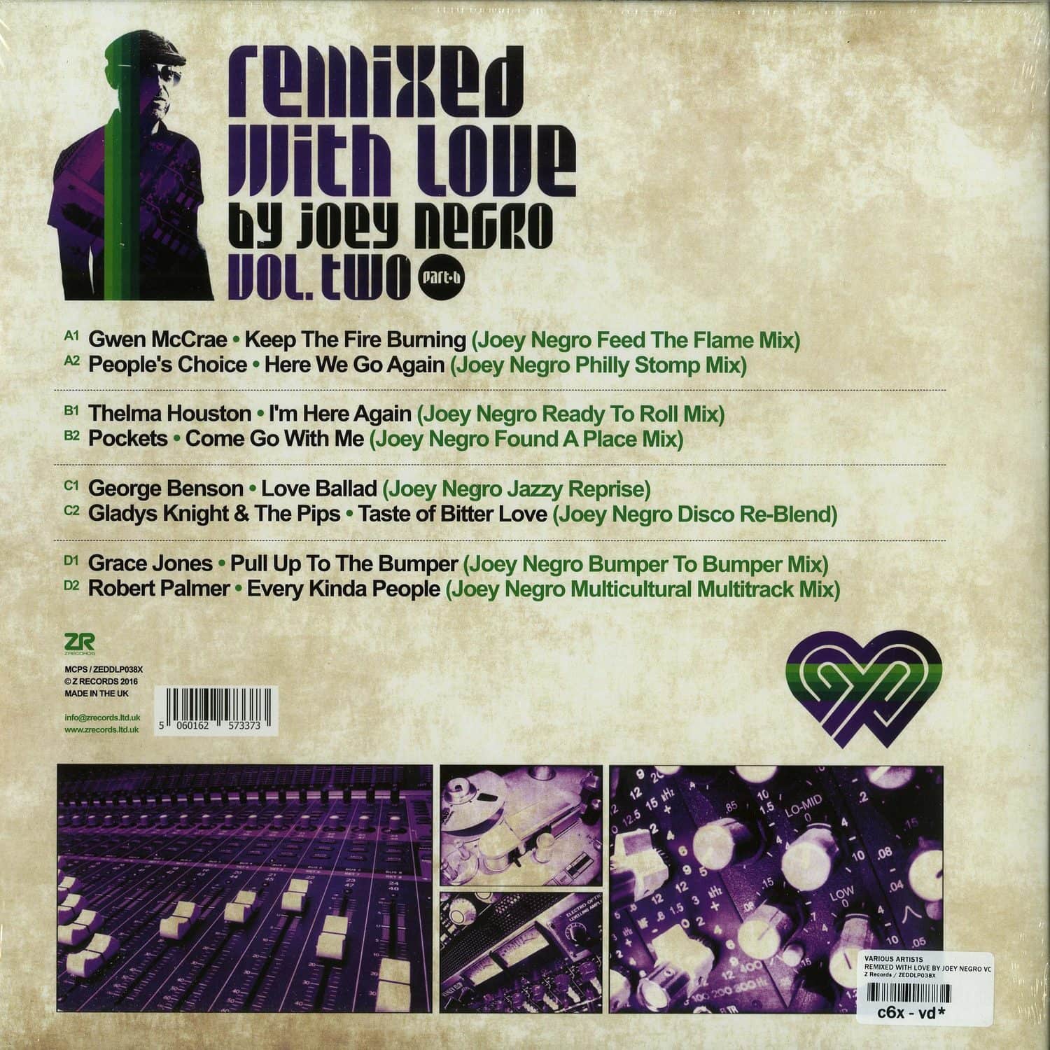 洋楽 Remixed With Love by Joey Negro Vol. 2 Various Artists - REMIXED WITH LOVE BY JOEY NEGRO VOL. 2