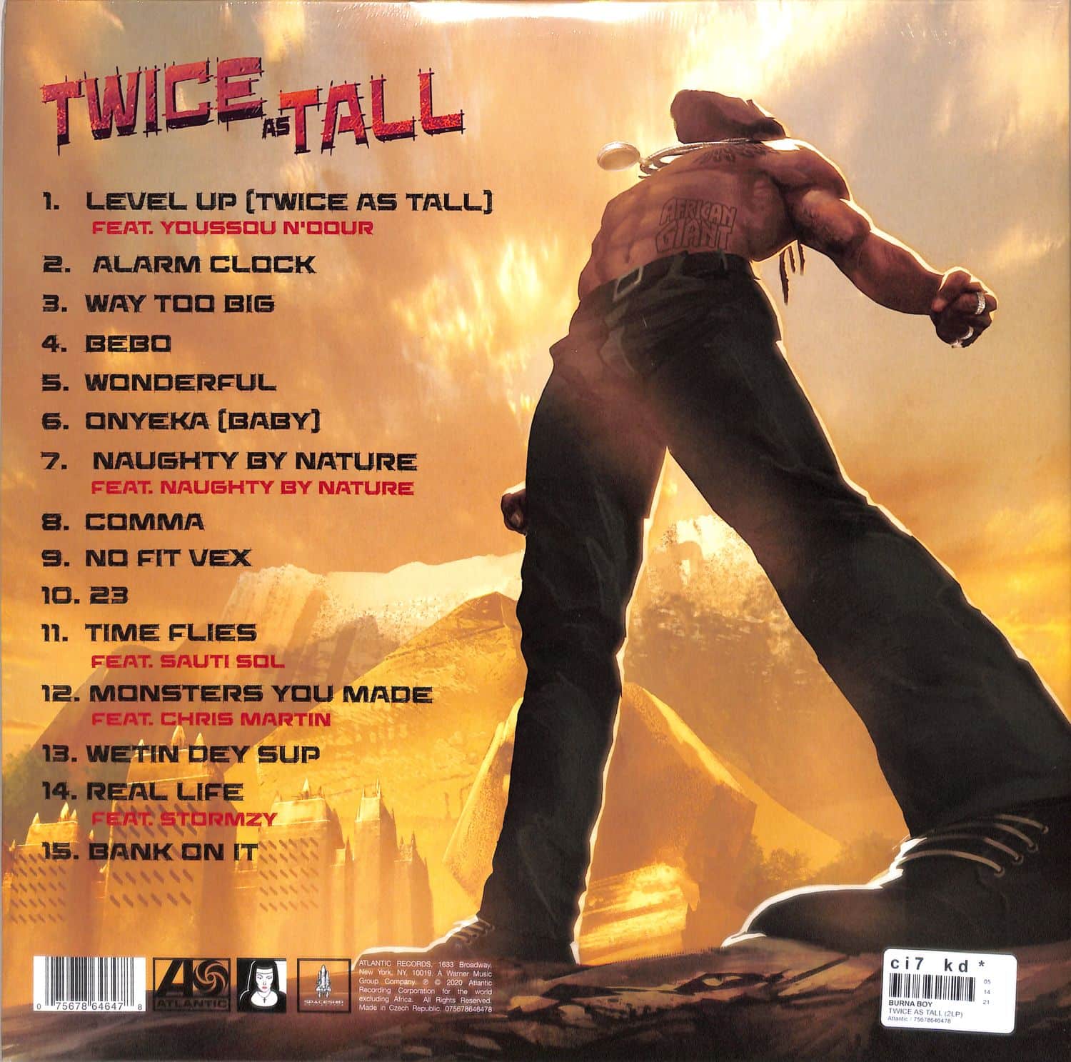 Burna Boy - TWICE AS TALL