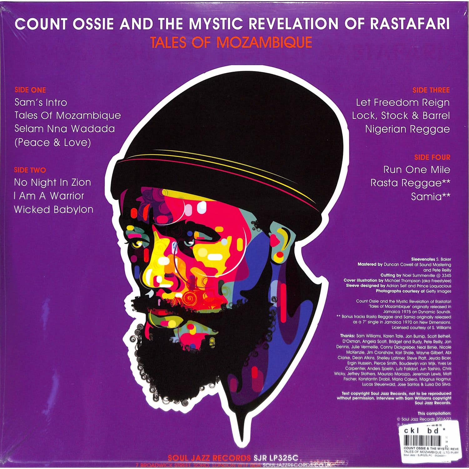 英LP Count Ossie &amp;amp; Mystic Revelation Of Rastafari Tales Of Mozambique DYLS1001 Dynamic (24) /00400 Count Ossie & The Mystic Revelation Of Rastafari – Tales Of
