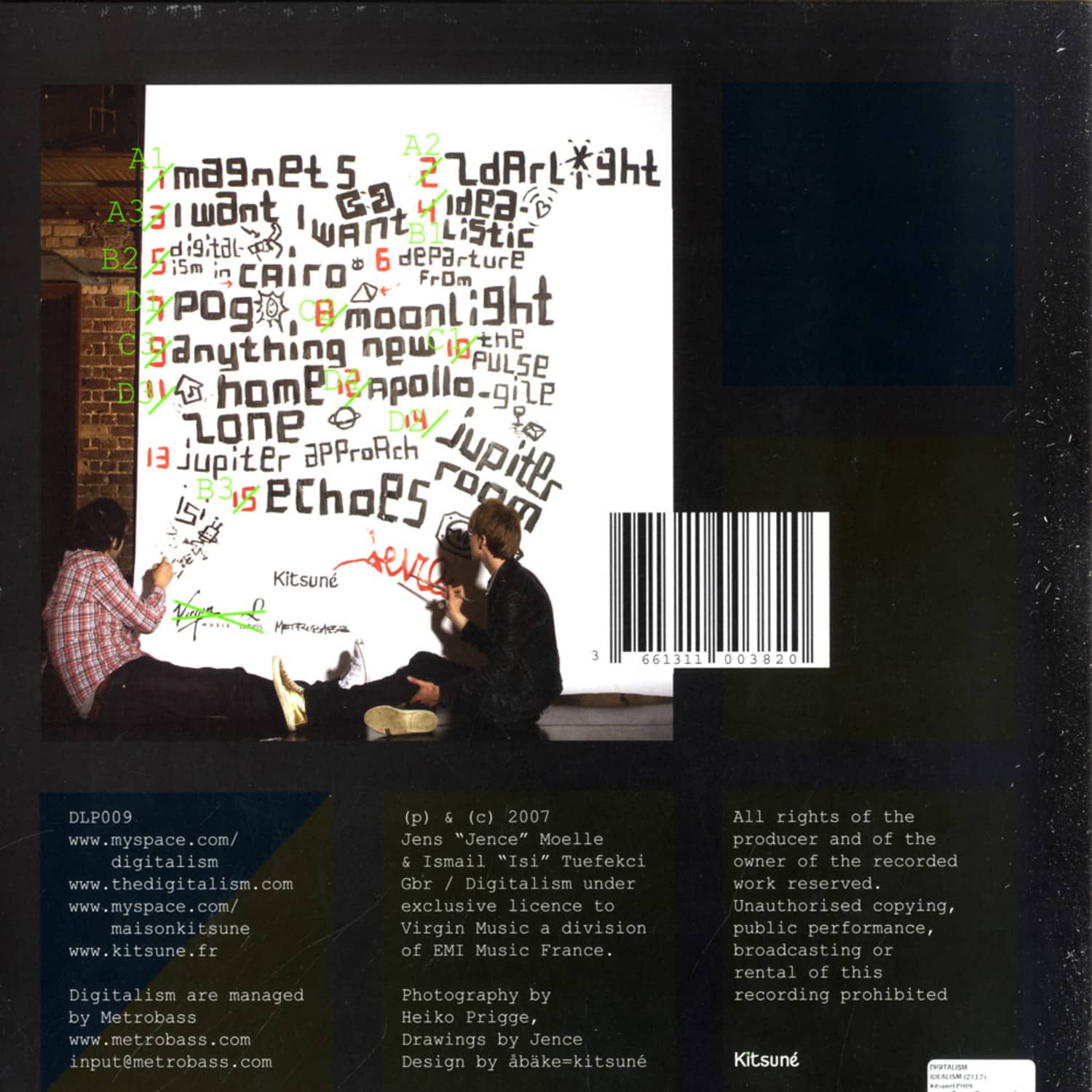 仏2discs LP Digitalism Idealism LPVIR223 KITSUNE MUSIC /00660 Idealism Forever — Remastered + Bonus Tracks – DIGITALISM