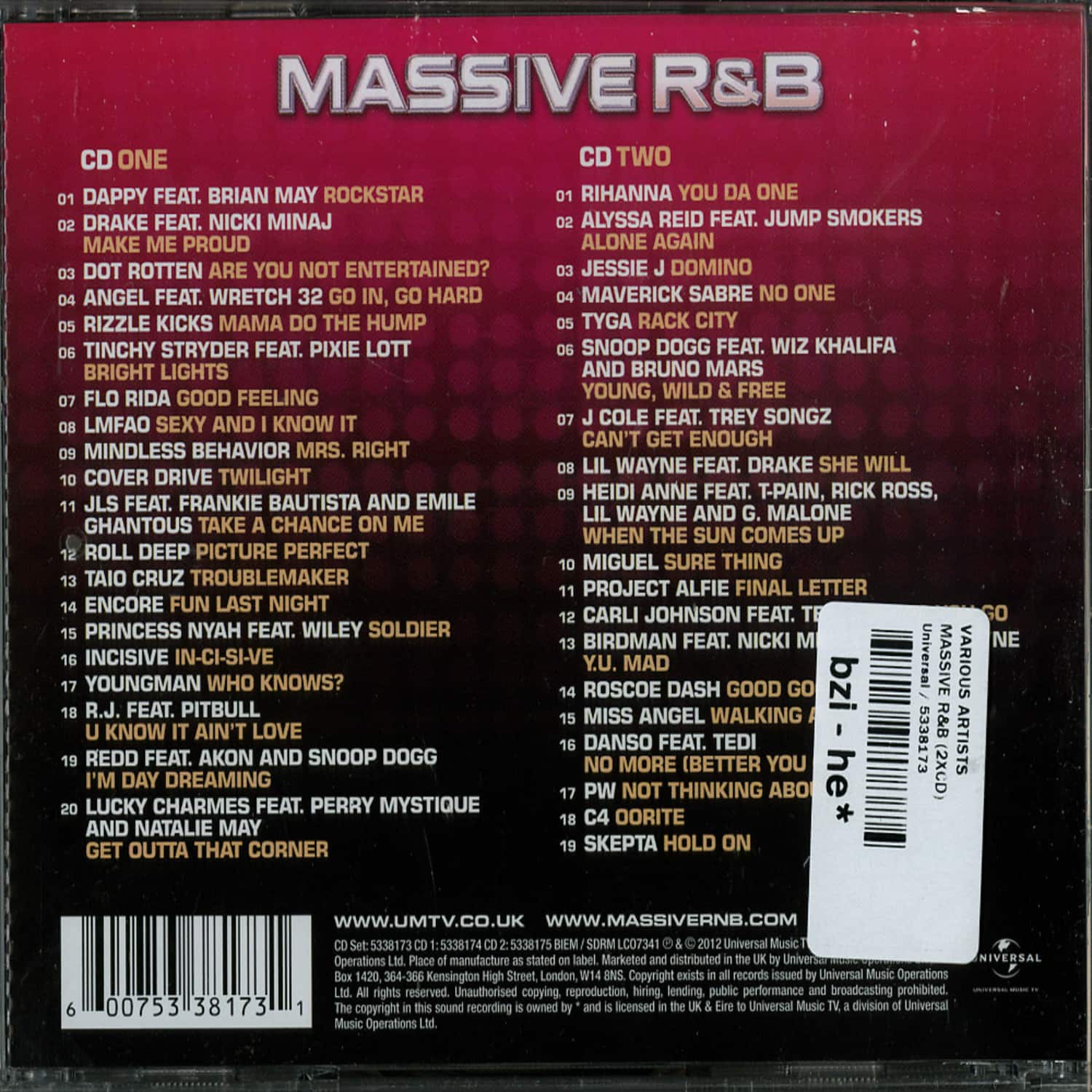 Various Artists - MASSIVE R&B