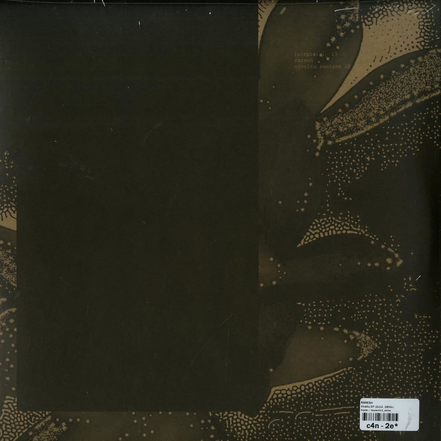 Raresh – Vivaltu Remixes LP Raresh – Vivaltu Remixes LP – 2 x Vinyl (180 Grams, 12