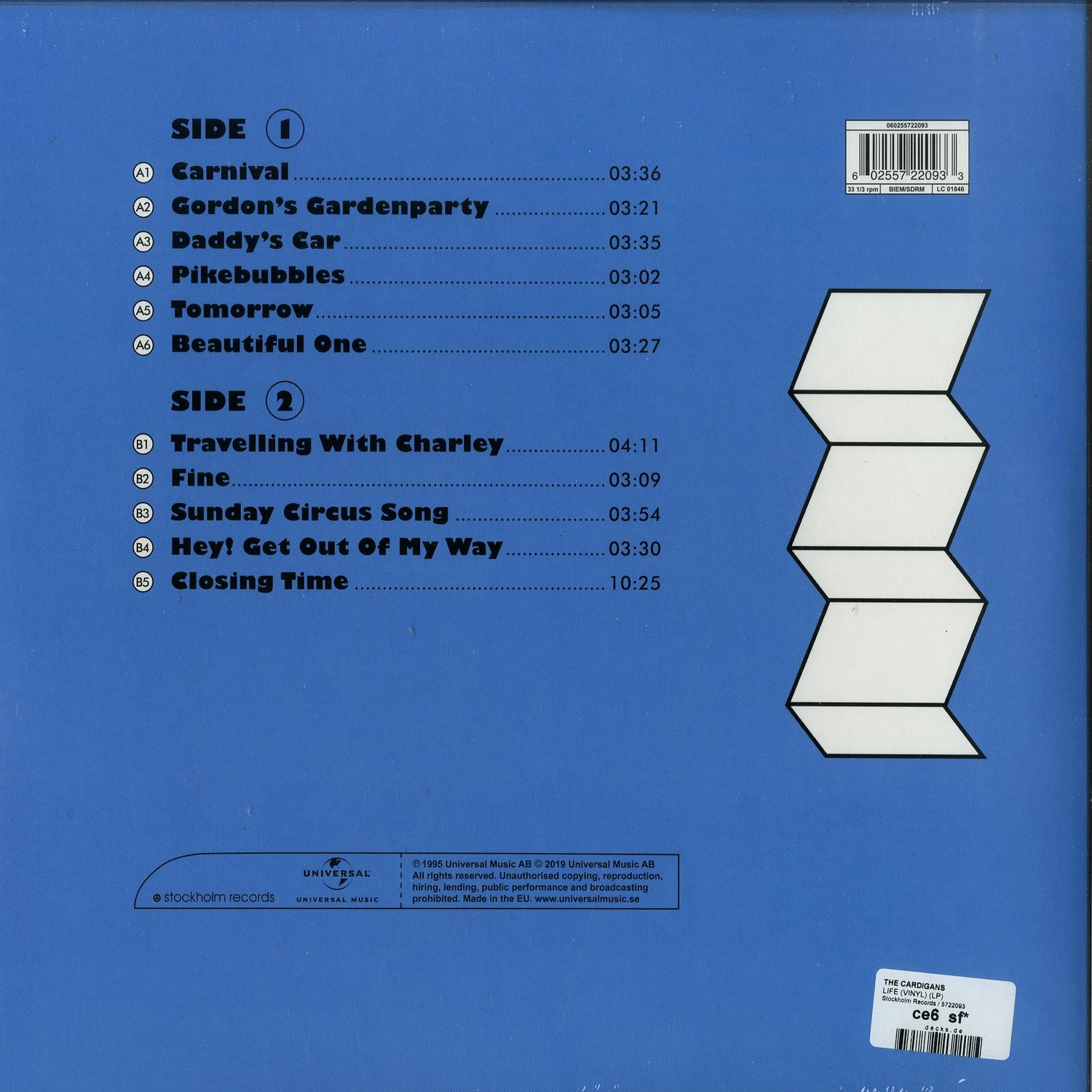 【LP】The Cardigans / Life レコード The Cardigans - Life レコード LP盤 - メルカリ