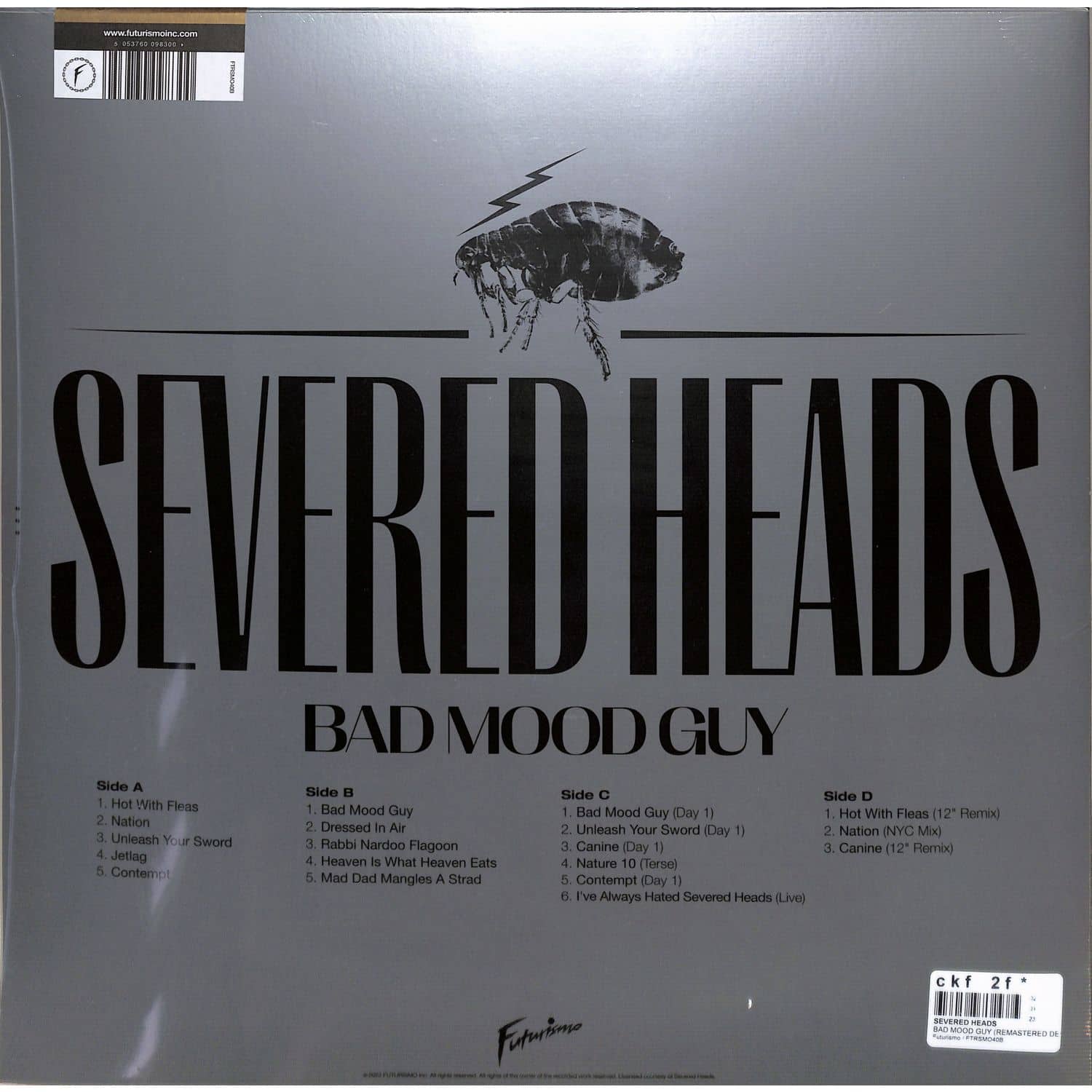 セヴァード・ヘッズ　Bad Mood Guy　Severed Heads　CD Bad Mood Guy | Severed Heads