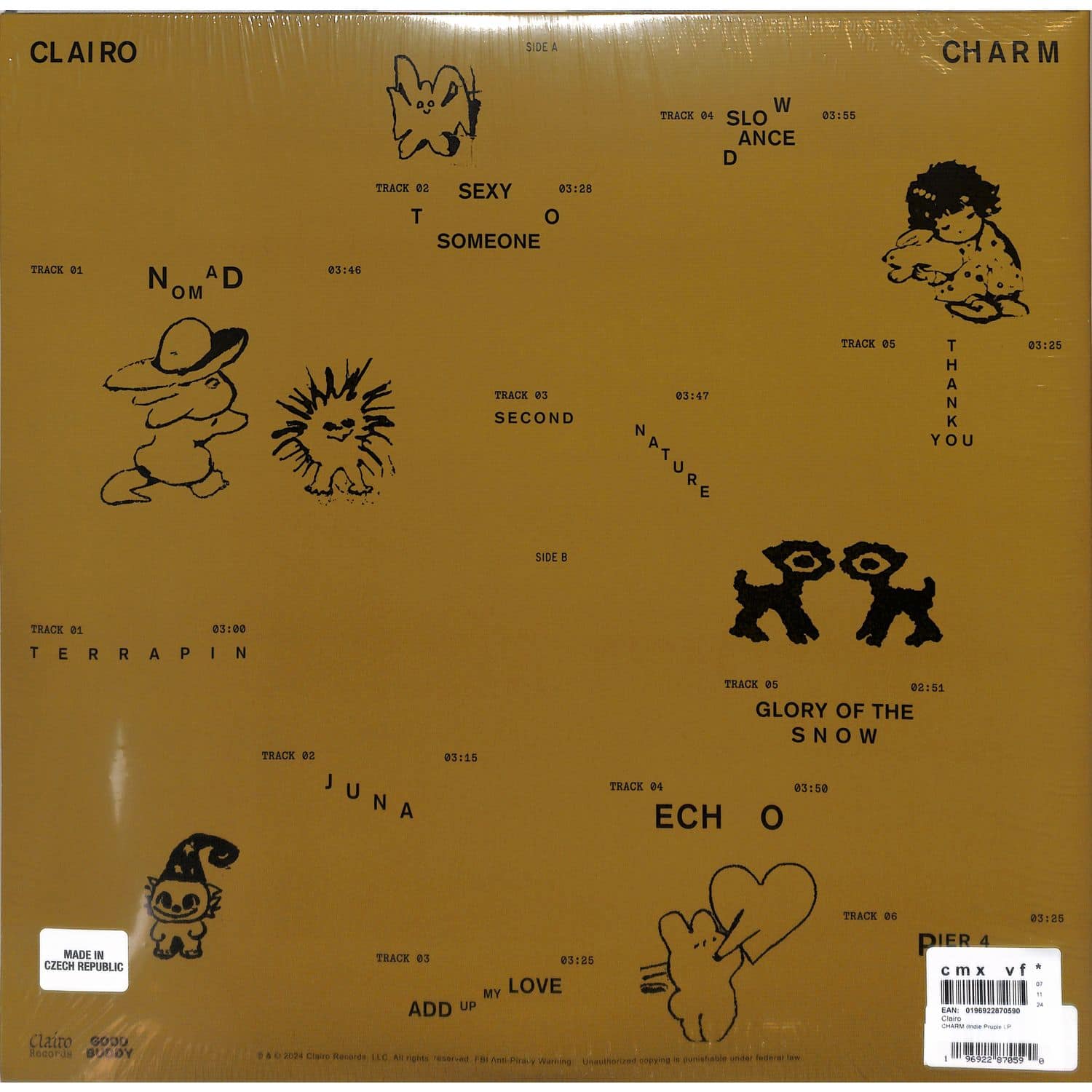 洋楽 CLAIRO / CHARM (INDEPENDENT LIMITED) Amazon.com: Charm Exclusive Limited Light Pink Color Vinyl