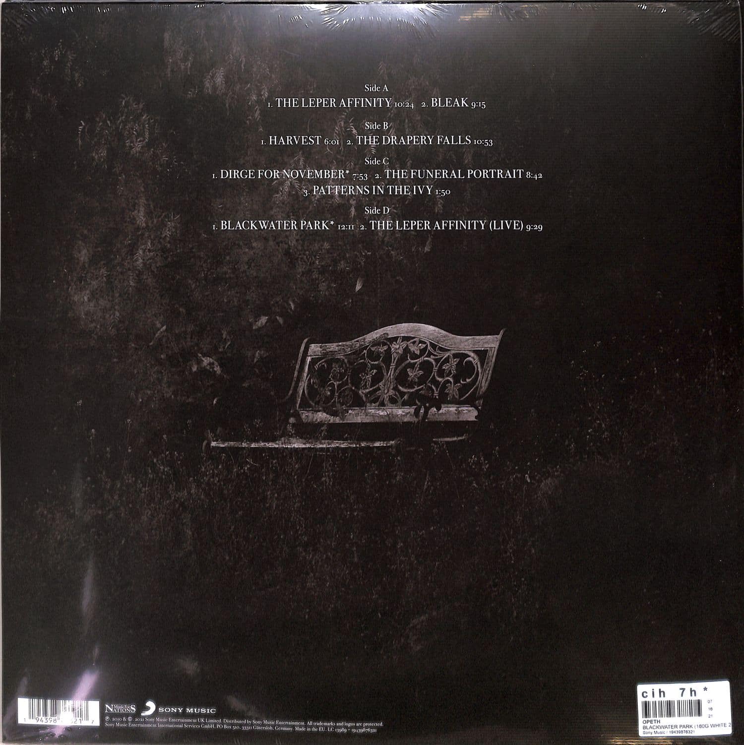 Opeth - BLACKWATER PARK