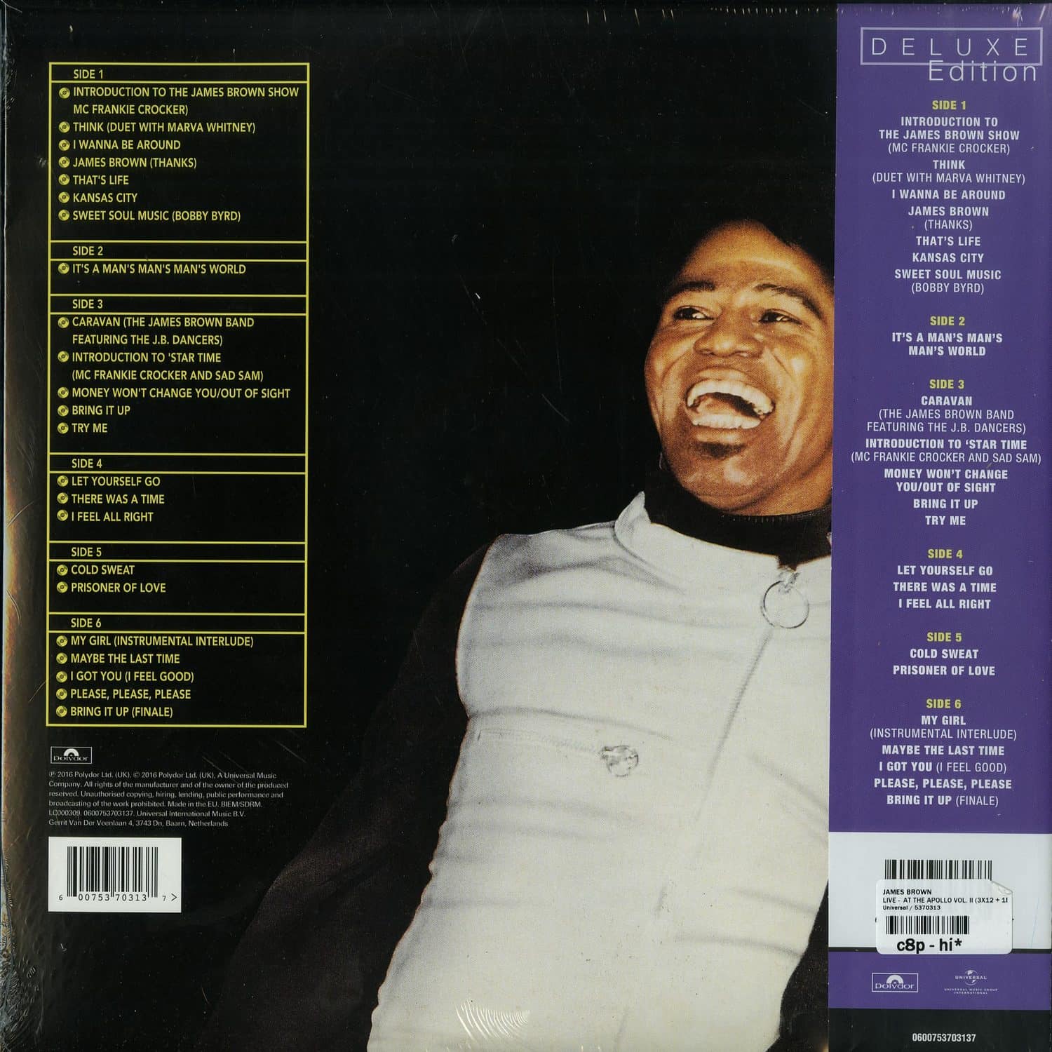 James Brown - LIVE - AT THE APOLLO VOL. II