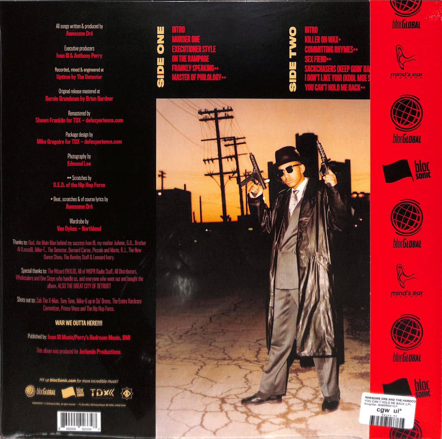 Awesome Dre and The Hardcore Committee - YOU CAN T HOLD ME BACK