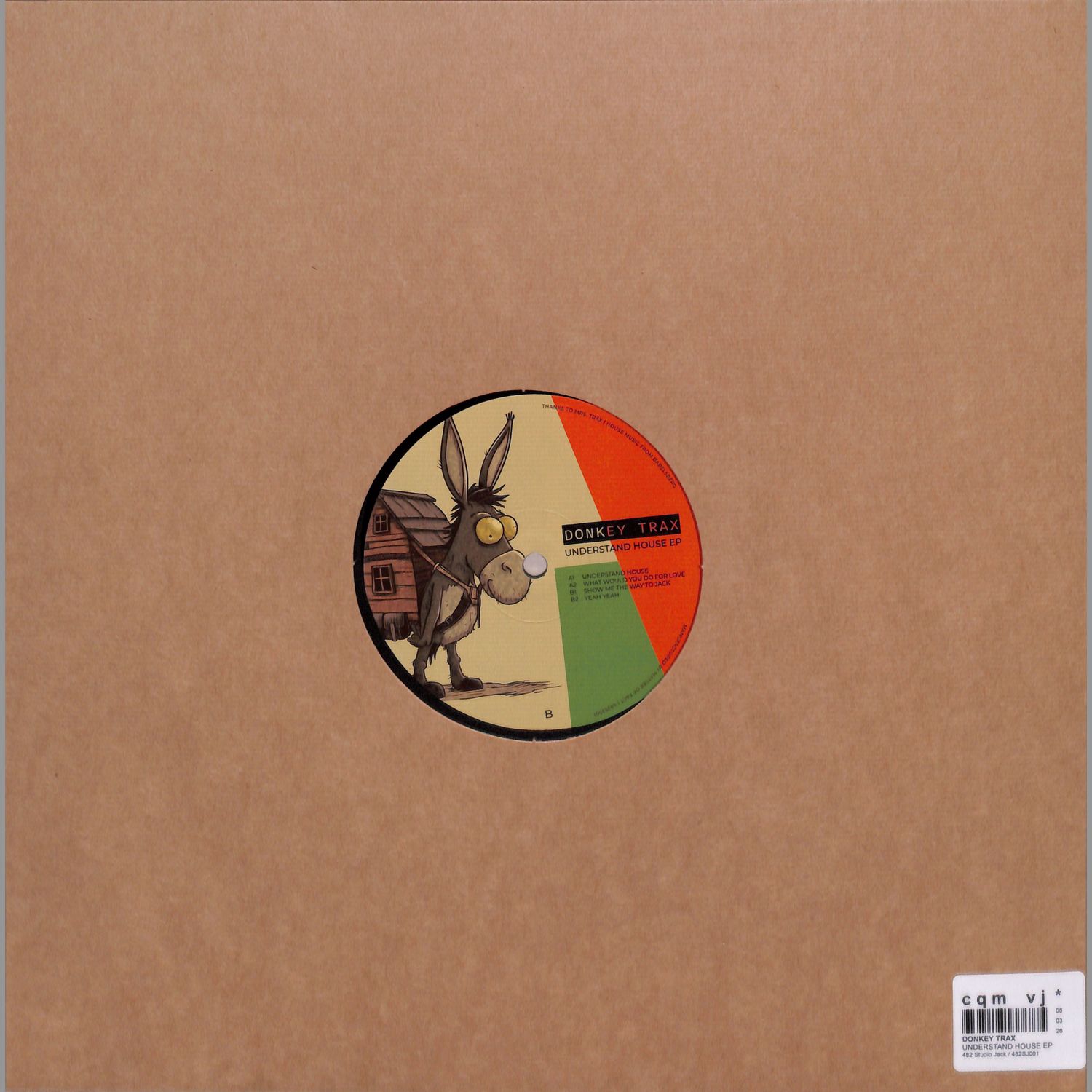 Donkey Trax - UNDERSTAND HOUSE EP / 482 Studio Jack / 482SJ001