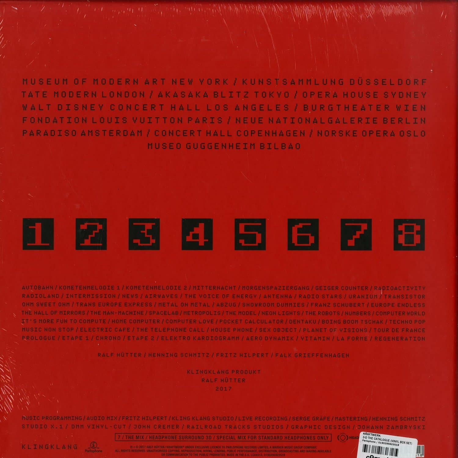 KRAFTWERK 3‐D THE CATALOGUE Kraftwerk – 3-D (The Catalogue) – Box Set (Deluxe Edition