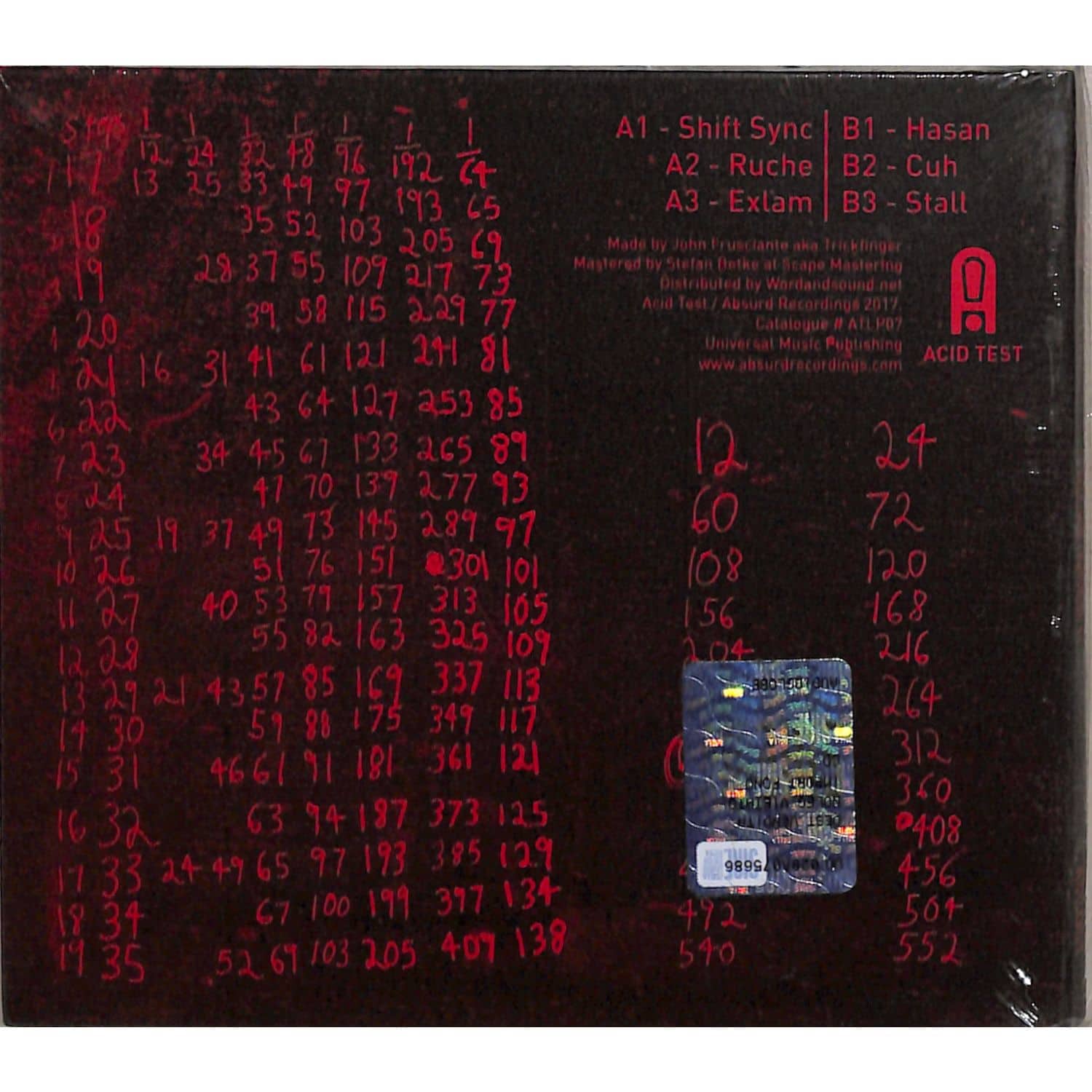 John Frusciante Presents Trickfinger - TRICKFINGER II / Acid Test