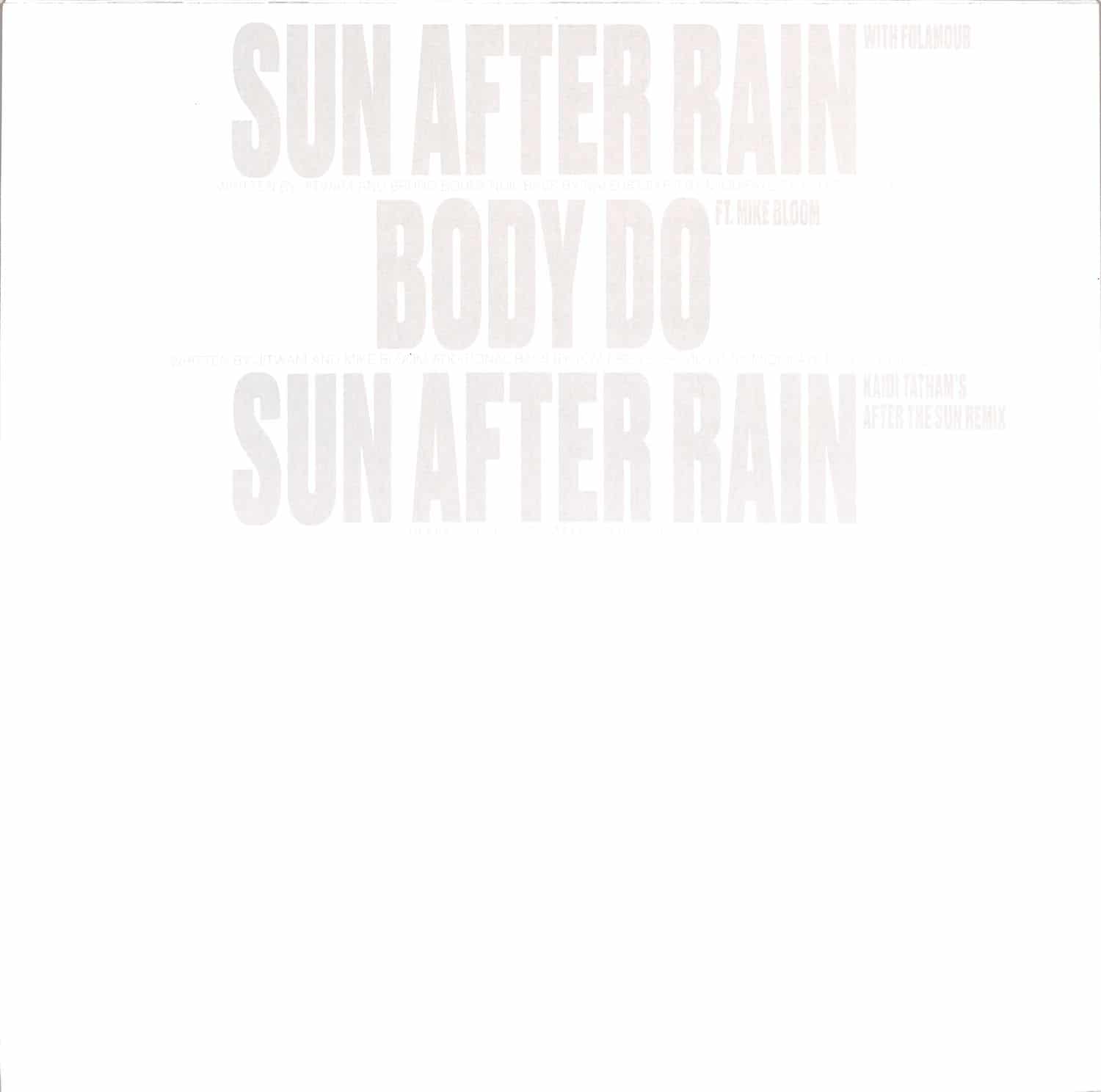 Jitwam - SUN AFTER RAIN EP
