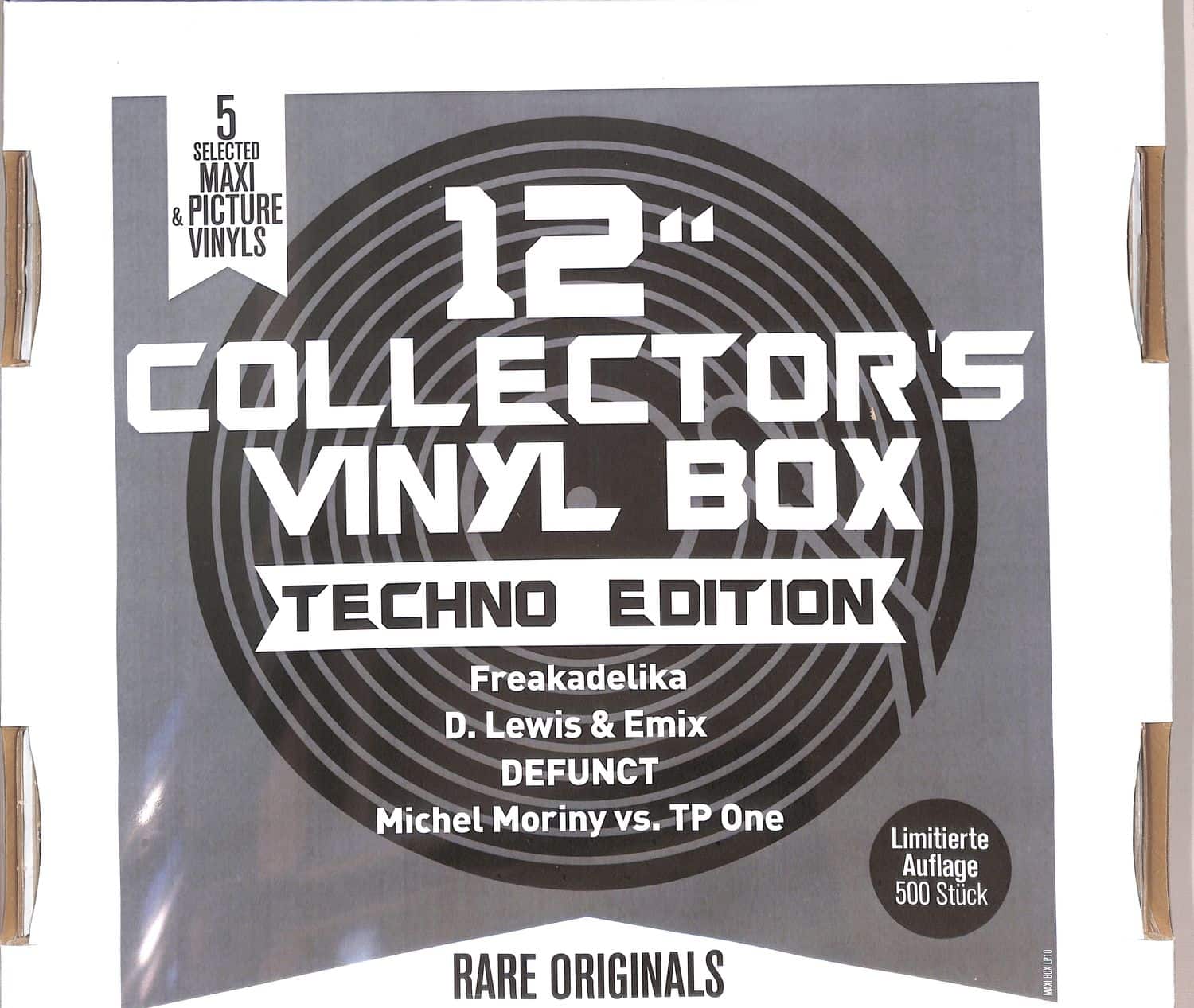 Various Artists - 12 INCH COLLECTORS VINYL BOX - TECHNO EDITION