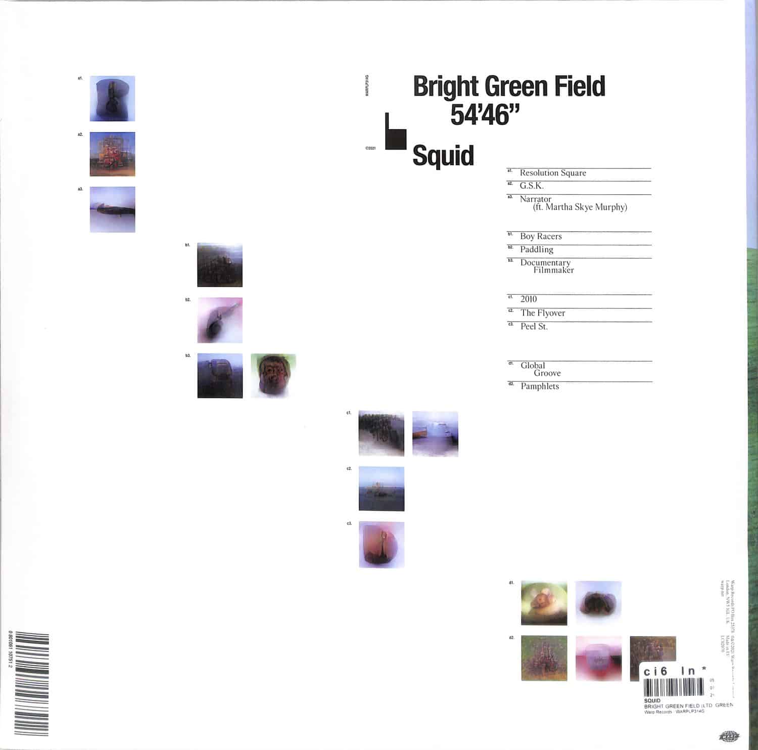 Squid - BRIGHT GREEN FIELD